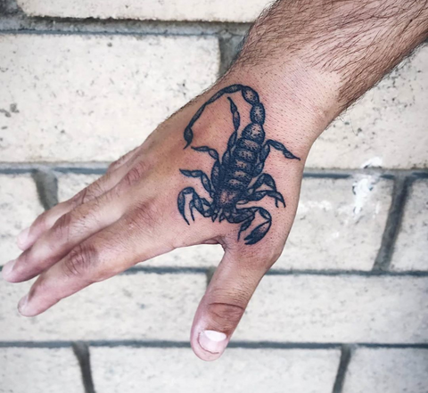 Top of Hand By Thumb Tattoos