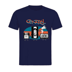 Camiseta “CENTRAL RETRO 90” Marino