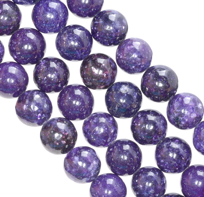 90187973-672 13X7mm Dark Purple Lepidolite Gemstone Grade A Bone Loose Beads 8 inch Half Strand