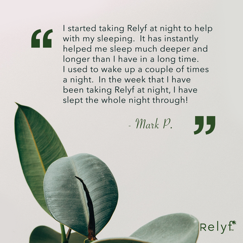 Relyf Sleep Testimonial