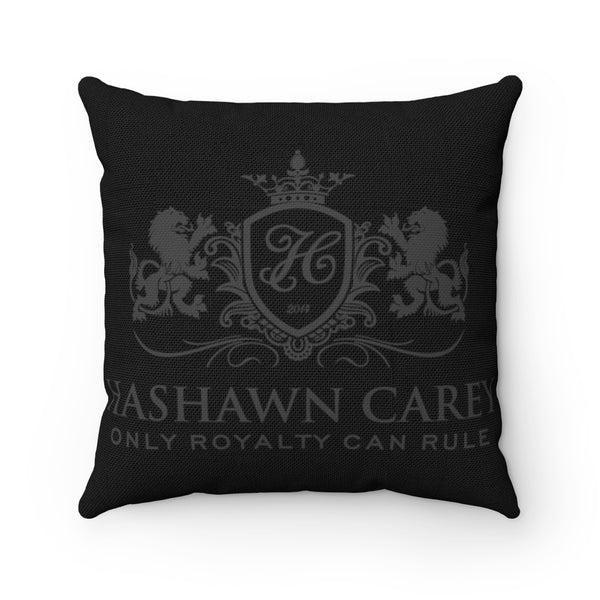 Hashawn Carey Logo Black Pillow - izkustvobg