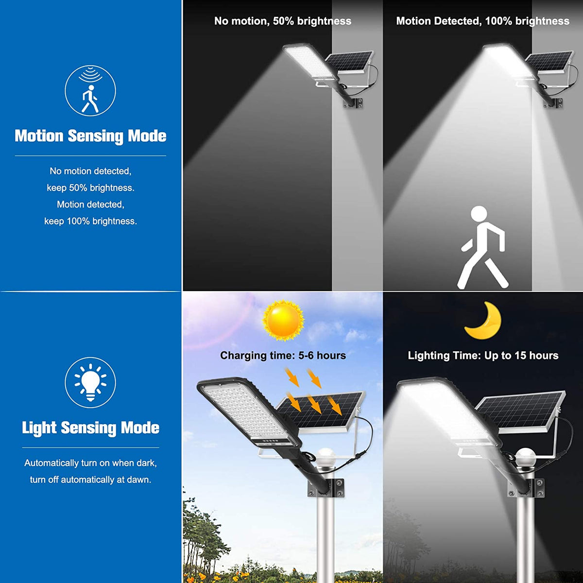 non motion solar lights