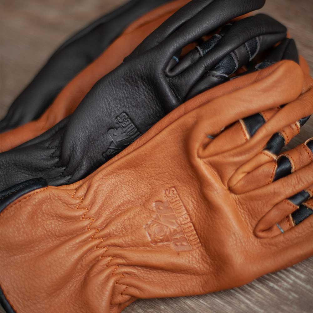 bison leather gloves