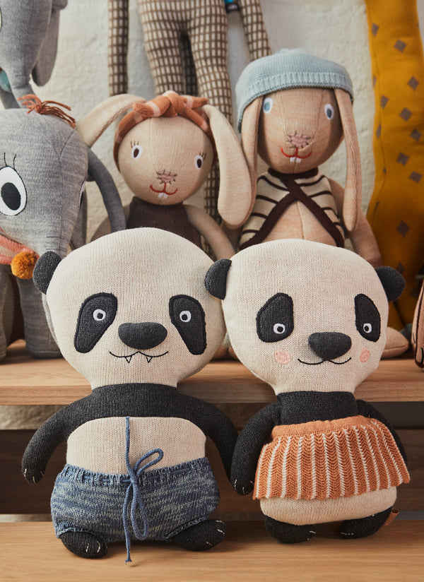 OYOY迷你 Panda Bear - Lun Lun Soft Toys 908 Multi