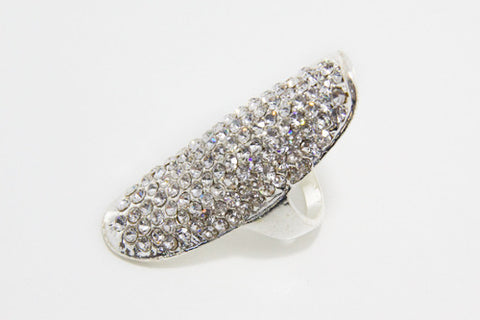 Silver Sparkly Knuckle Ring