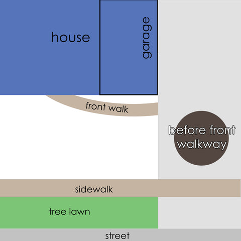 Before Front Walk Delivery Instructions