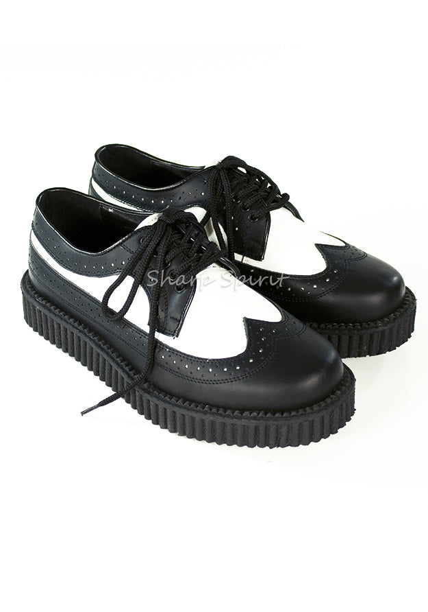 mens black creeper shoes