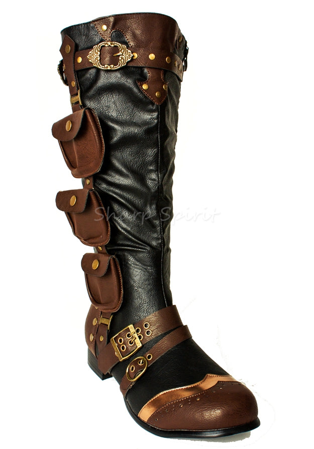 steampunk boots mens