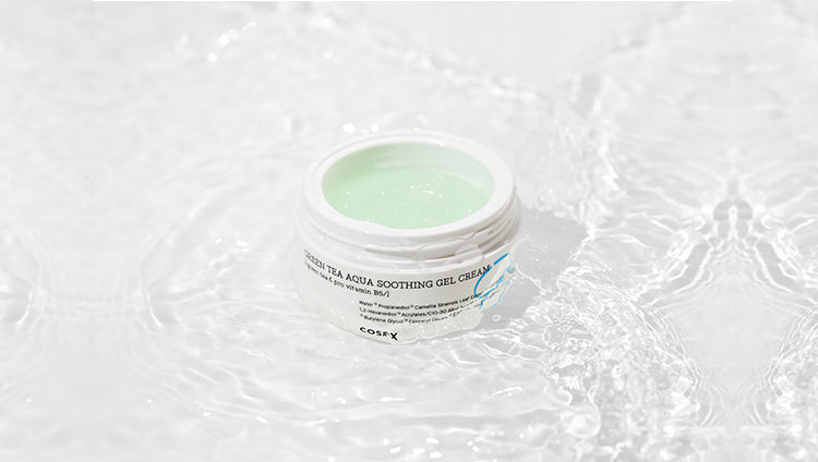 COSRX Hydrium Green Tea Aqua Soothing Gel Cream | BONIIK Best Korean Beauty Skincare Makeup in Australia