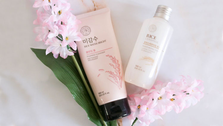 THE FACE SHOP Rice Water Bright Foaming Cleanser | BONIIK Best Korean Beauty Skincare Makeup in Australia