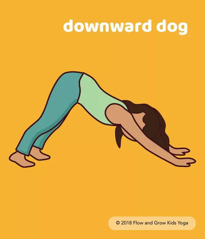 Kids Downward Dog Pose
