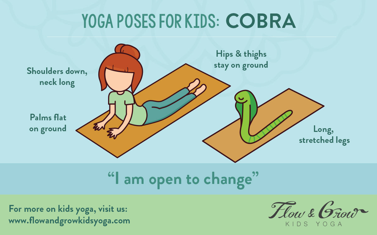 Yoga Poses for Kids: Cobra