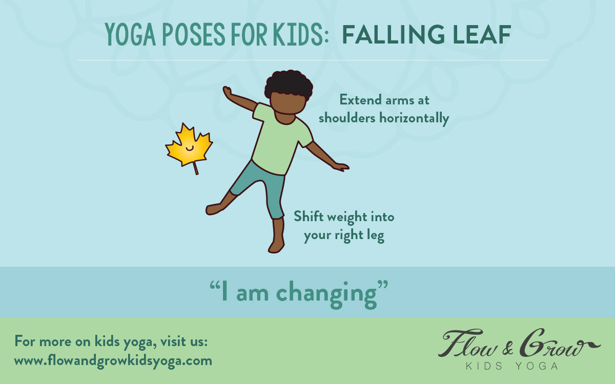 Yoga Poses for Kids: Falling Leaf