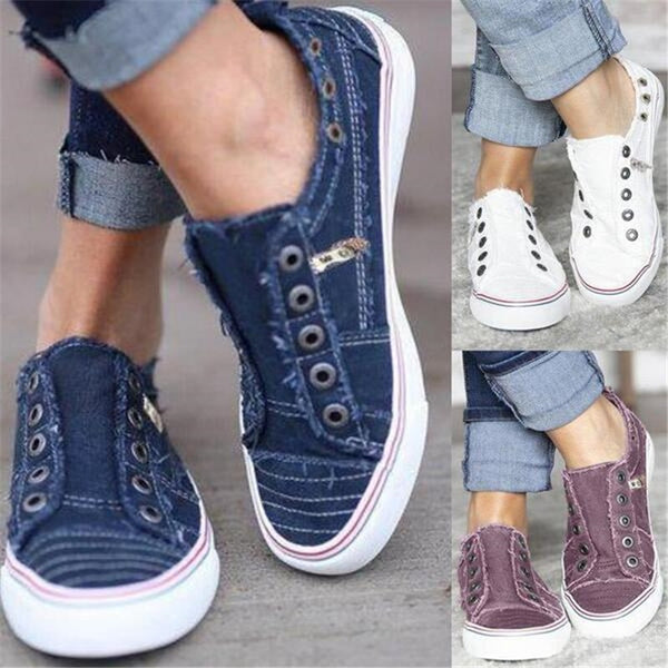 denim casual shoes