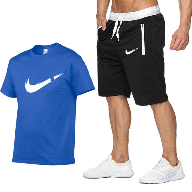 mens nike t shirt and shorts set