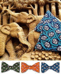 Elephants bow ties