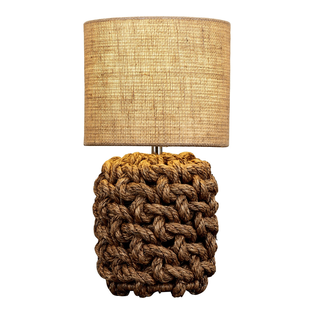 basket table lamp