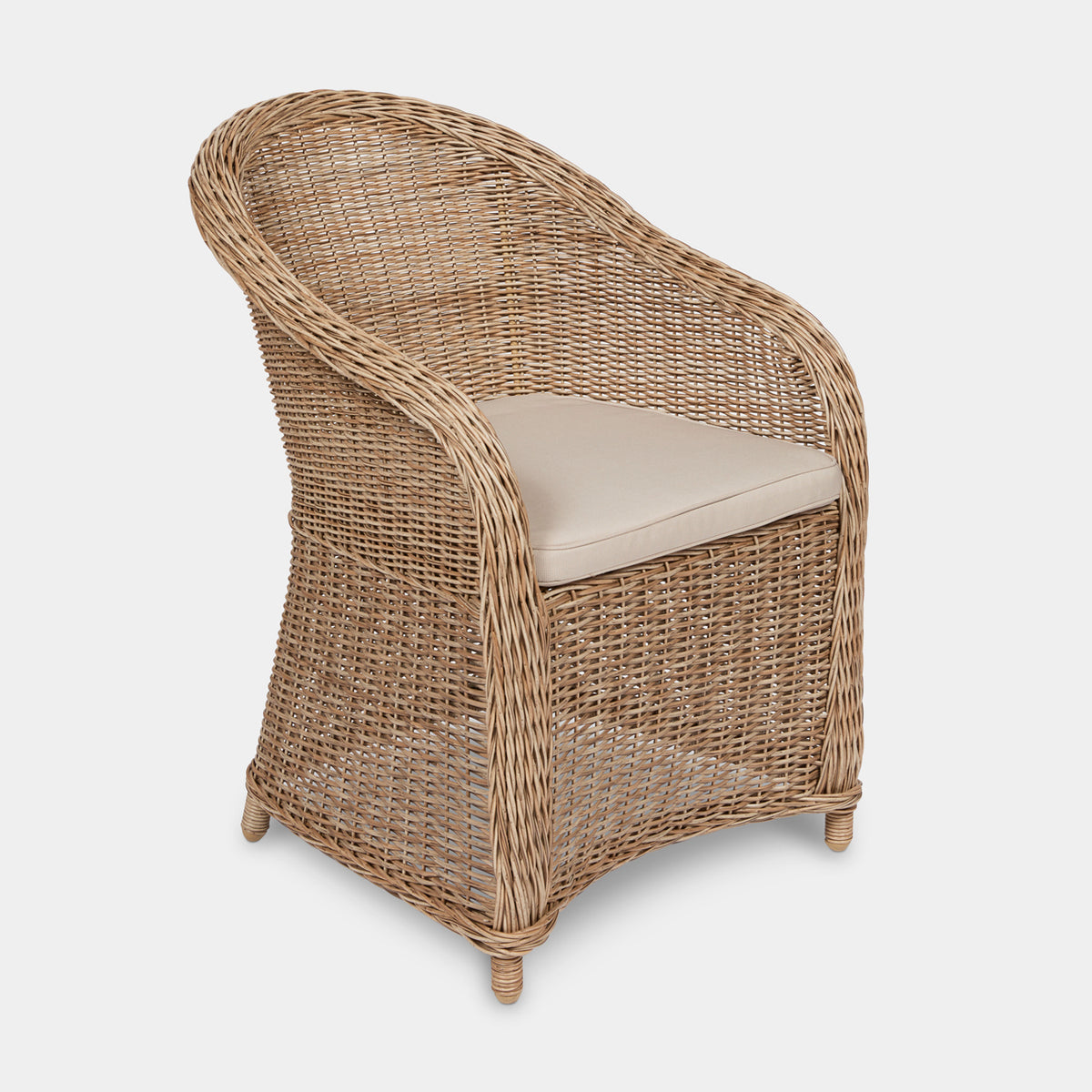 square wicker chair