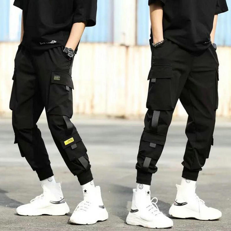 black harem joggers