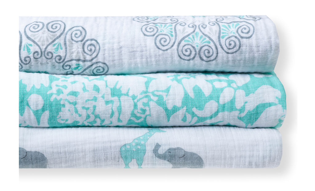 Marquisette and Muslin Swaddle Blankets