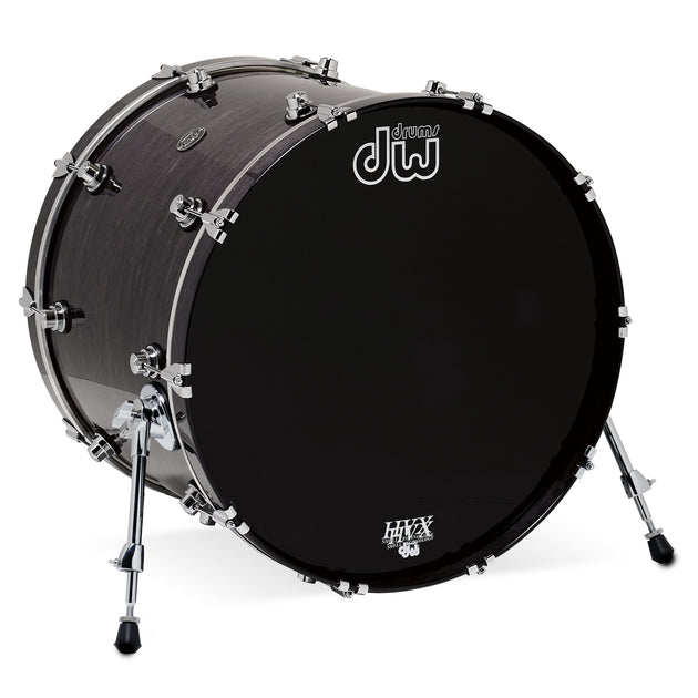 Dw Performance Series Bass Drum 18x22 Gloss Lacquer Ebony Stain Music City Canada 
