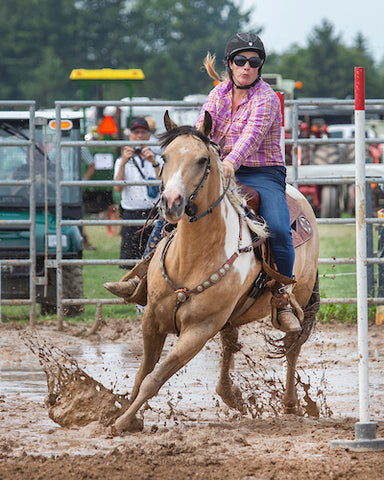Muddy run at the Forest Ram Rodeo on Chief