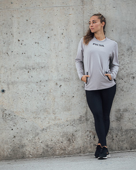 Sudadera Mujer Core Collection - Gris PICSILMX