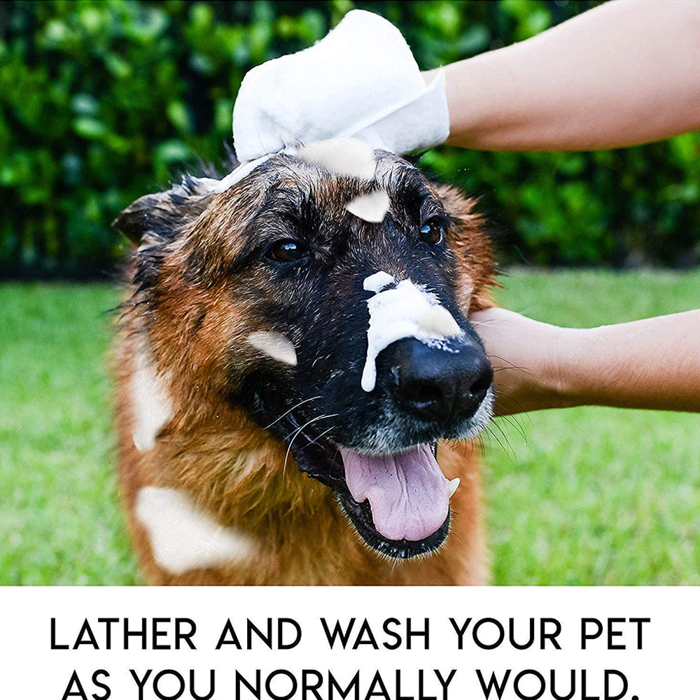 Pet Fresh No Rinse Wash Mitts - Water Activated