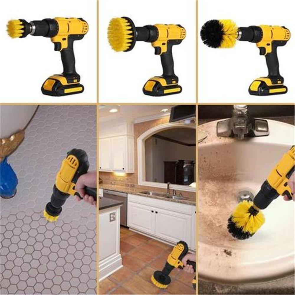 Drill Brush Cleaning Kit For Bathroom, Tub