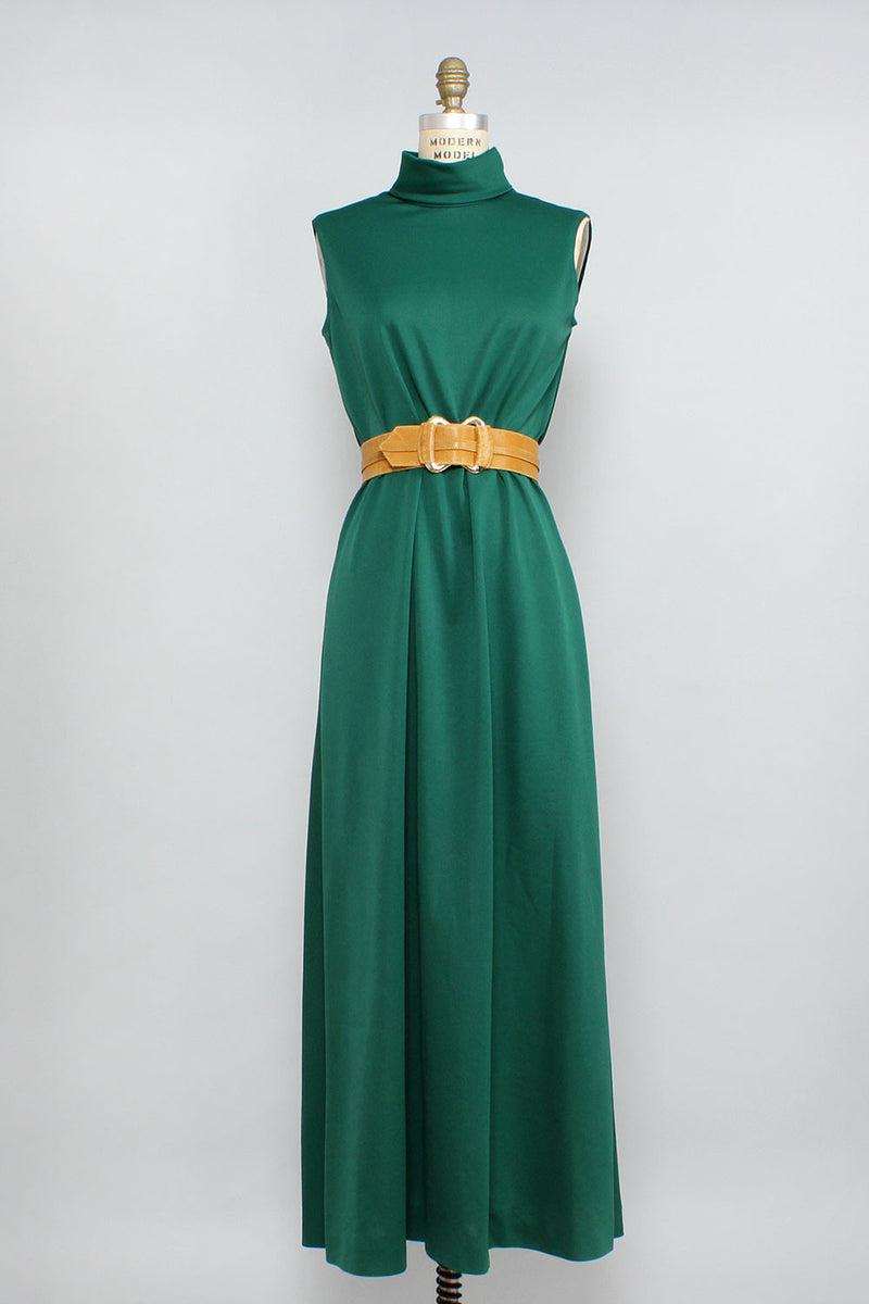 forest green maxi