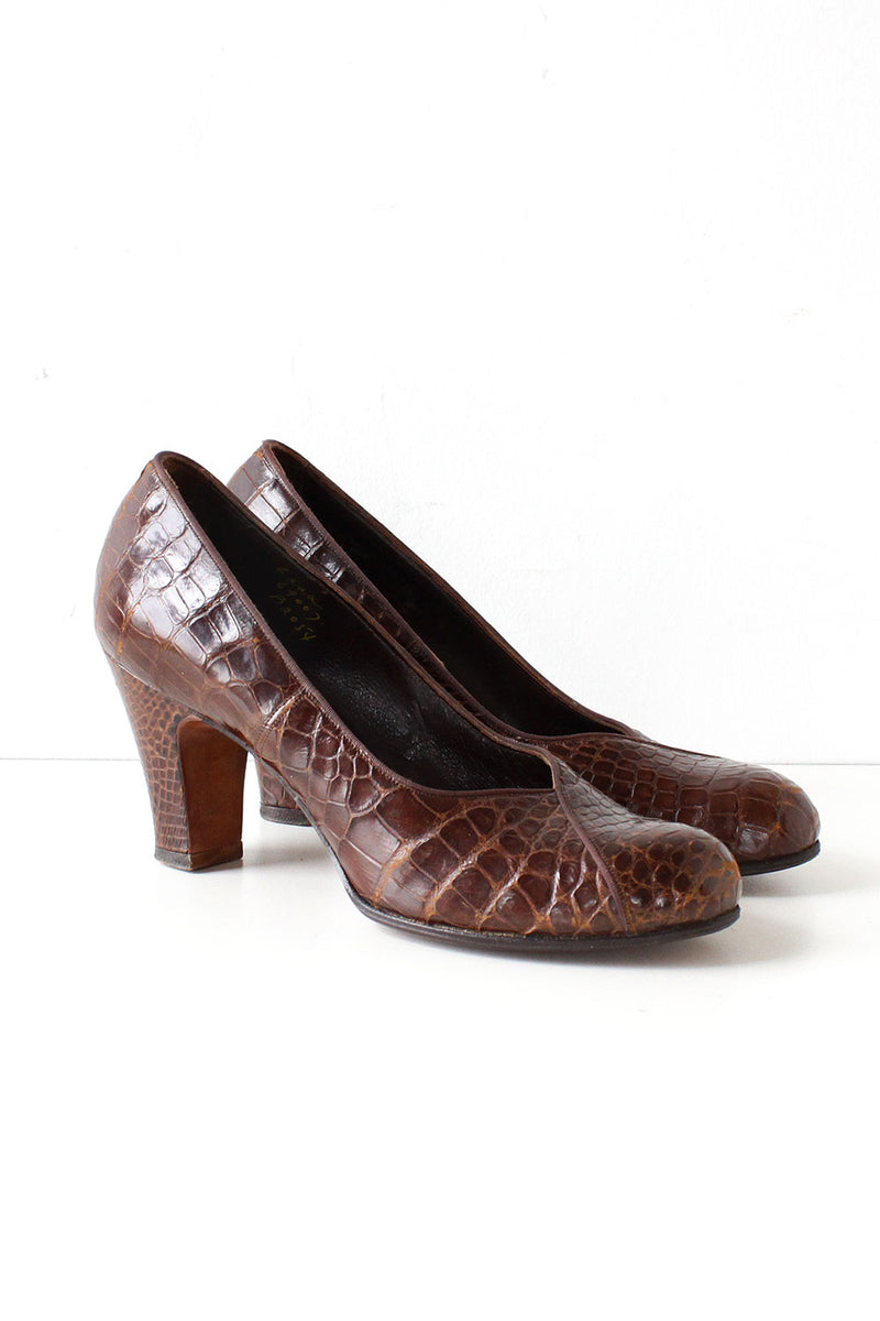 crocodile heels