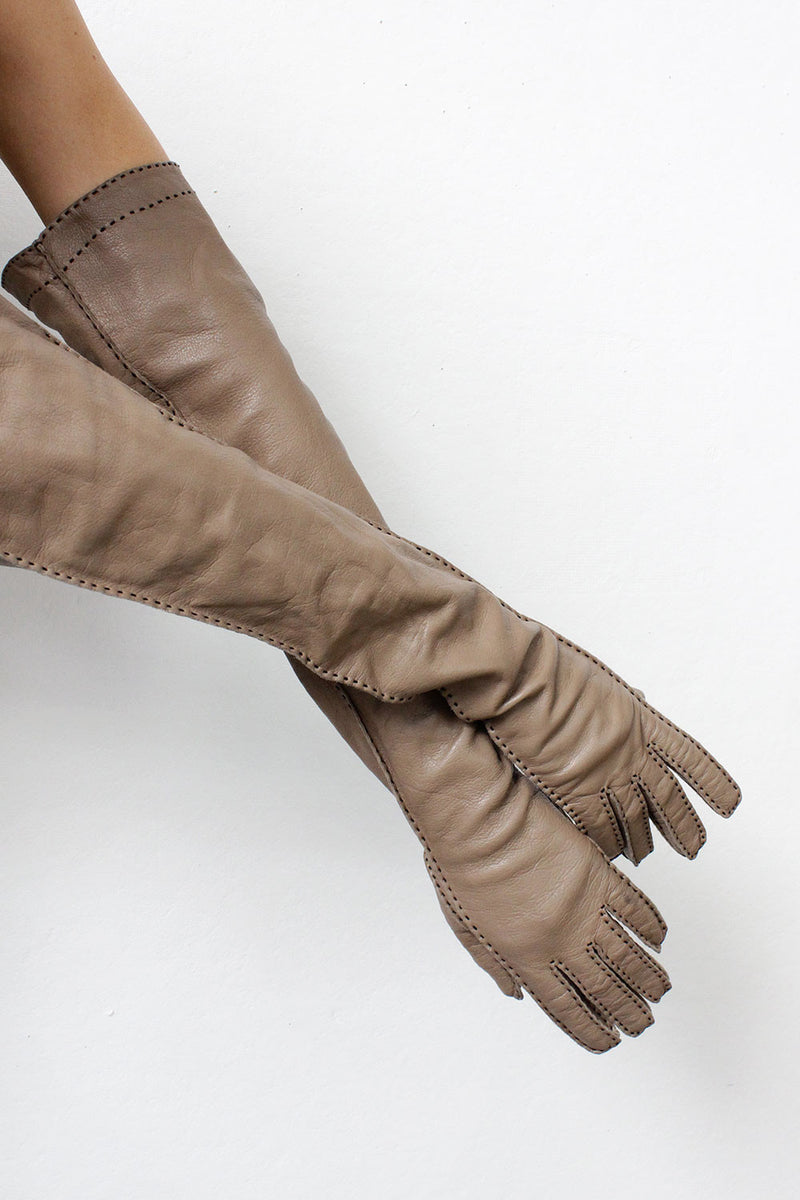 leather opera gloves