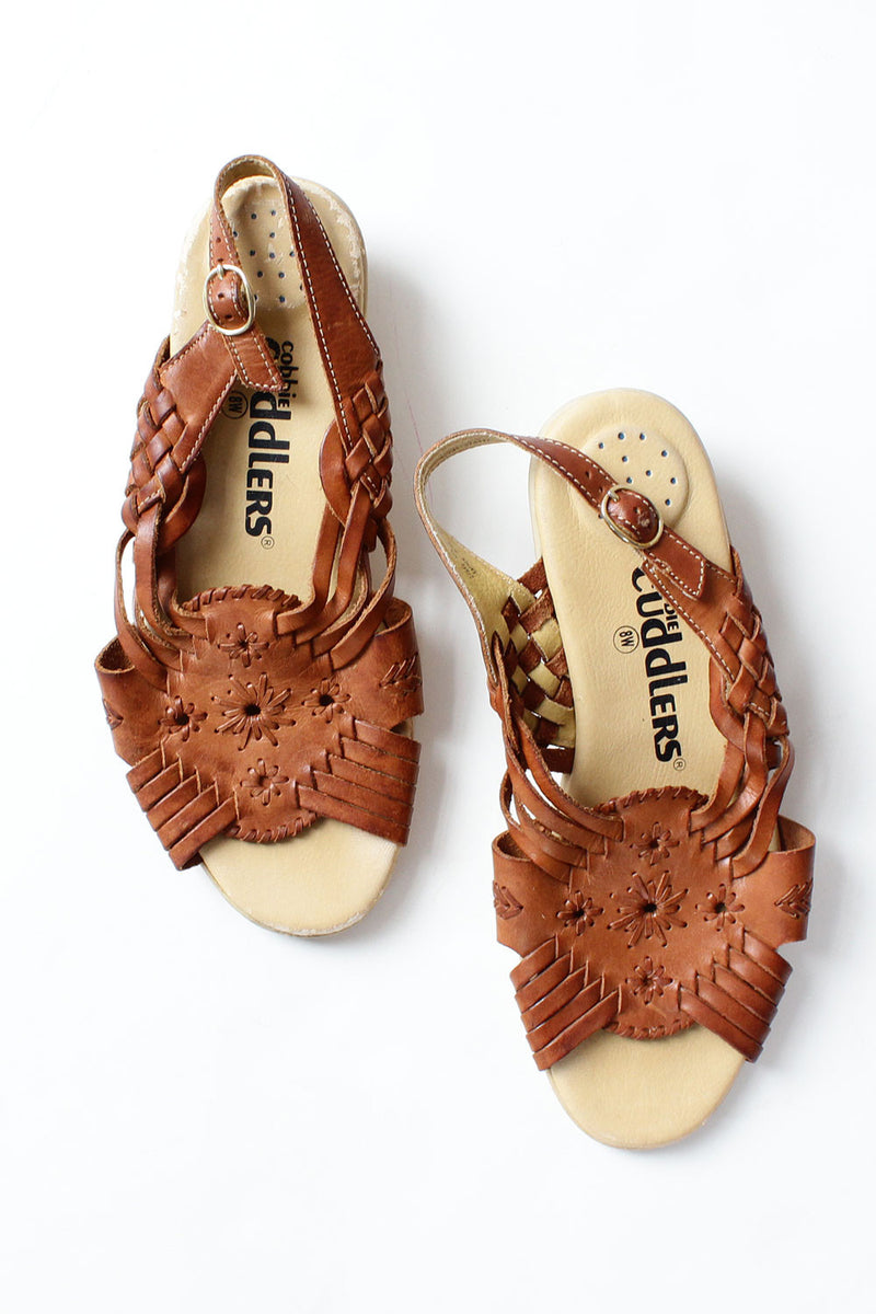 Cobbie Huarache Wedge Sandals 8 – OMNIA
