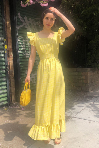 Anastasia Fringe Maxi Dress S