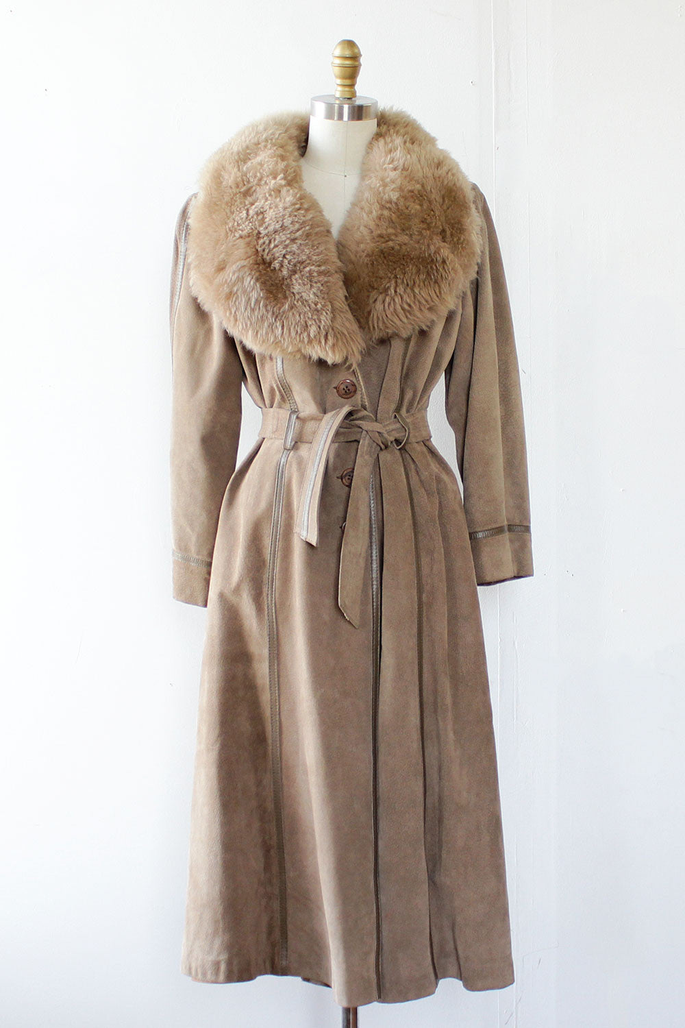 Desert Suede 70s Coat S