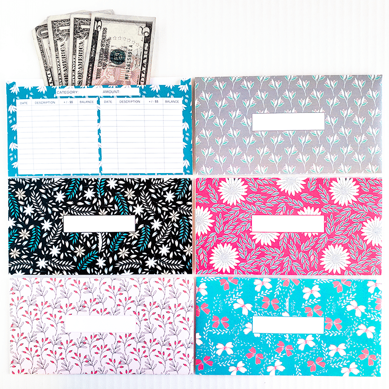 Flower Design Horizontal Cash Envelopes (Printable) The Budget Mom