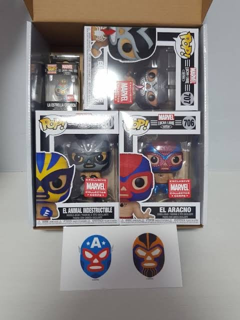 funko marvel collector corps box lucha libre