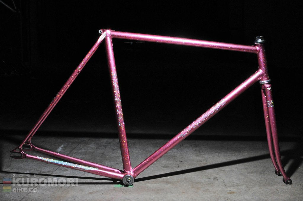 Pink Flake Kierin bike frame