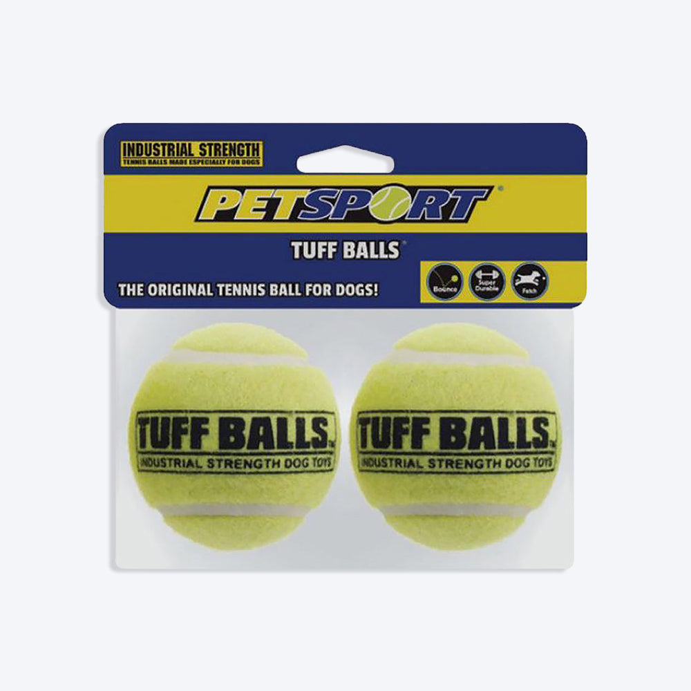 what are dog tennis balls made of
