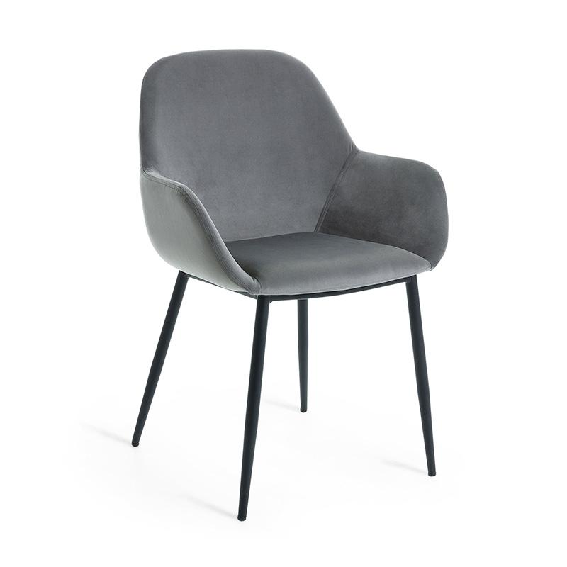 velvet dining armchair