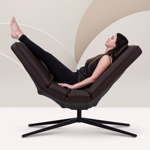 black yoga chair