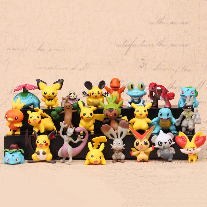 Pokemon Go Figur Figuren 24 Stück Zufallsprinzip Neu 