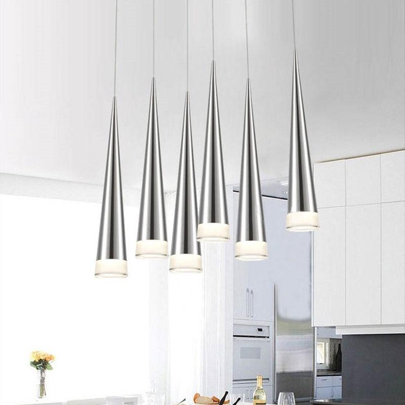 led cone pendant light