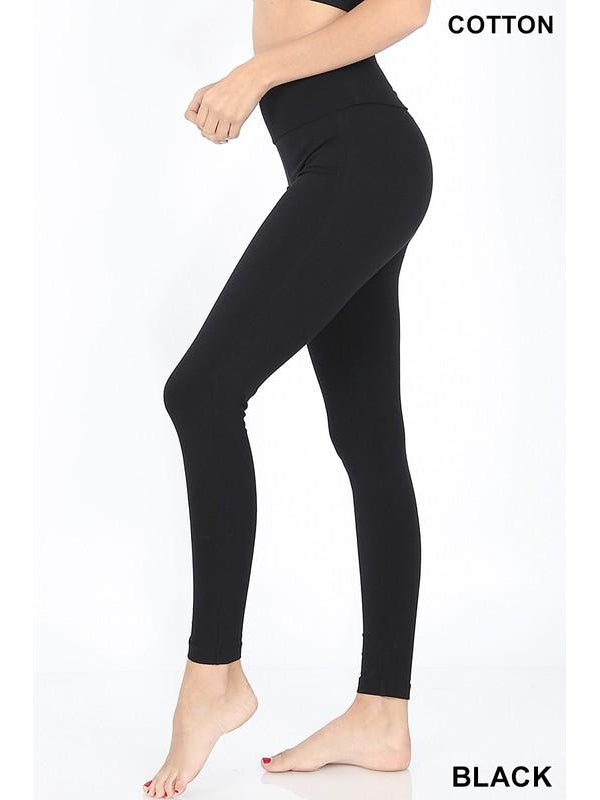 Basic Babes Cotton Fold-Over Yoga 