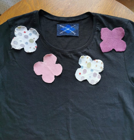 T shirt 4 fleurs