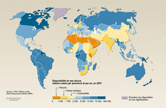 Ressources en eau du monde