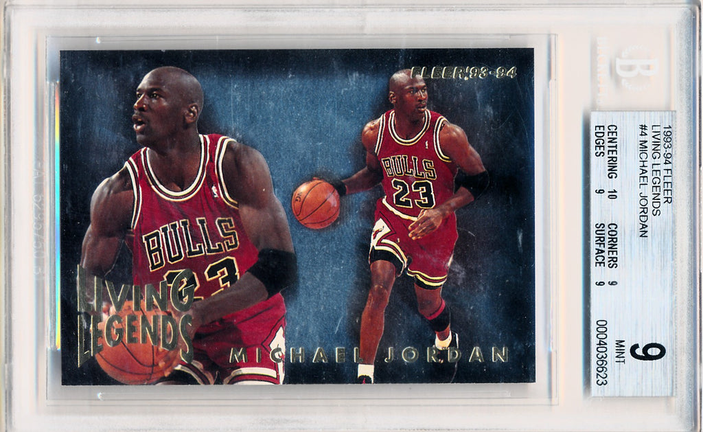 fleer living legends michael jordan