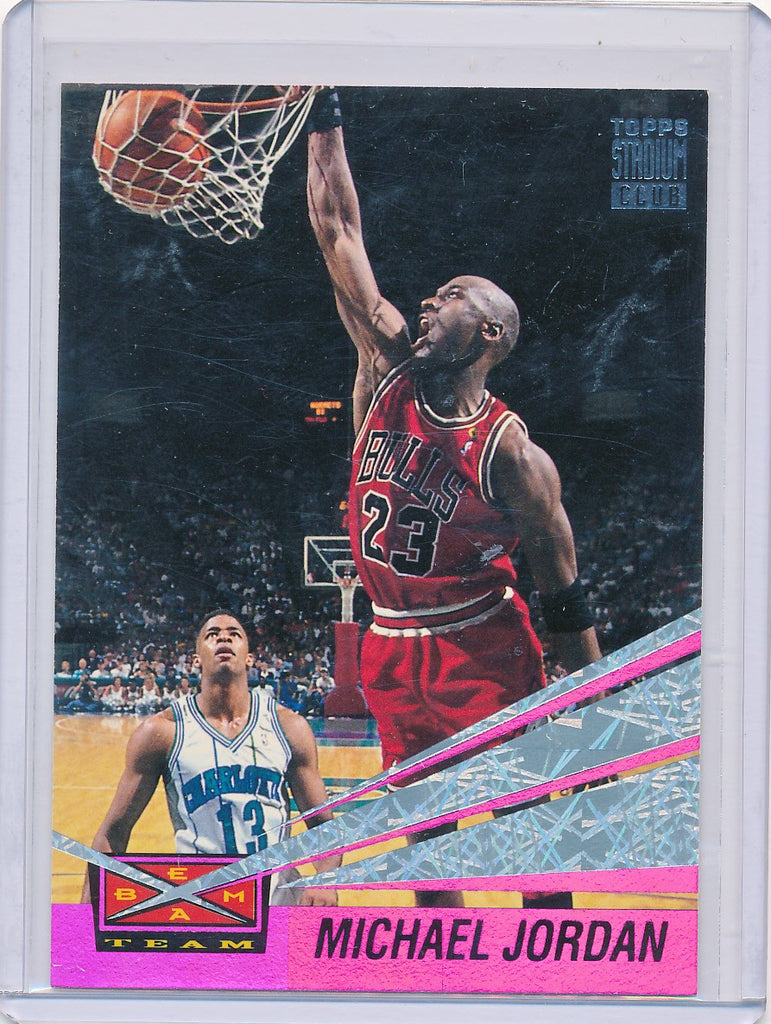 Topps 1993 Stadium Club Beam Team #4 Michael Jordan 4/27 – Mr. B's