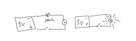 Simple Circuit for voltage drop testing