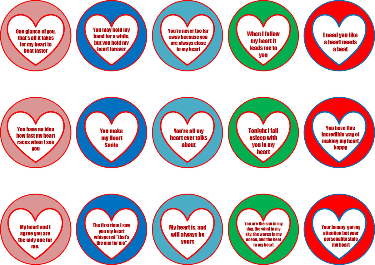 12 heart shape edible cake toppers VALENTINES Wafer paper or Icing 